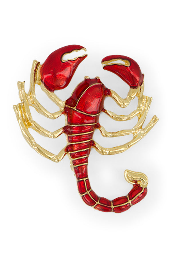 Broche Schorpioen Accessoires | Rood