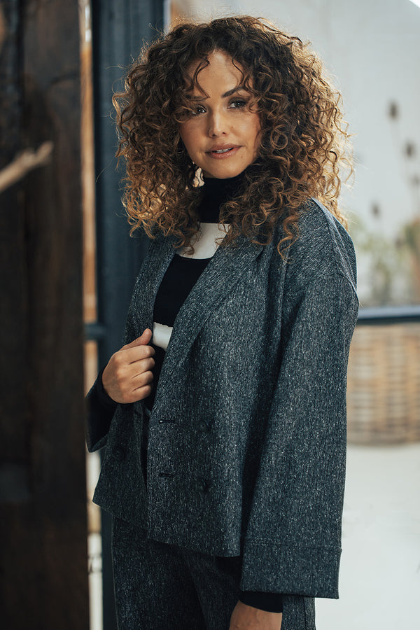 Desiree Blazer | Zwart multi