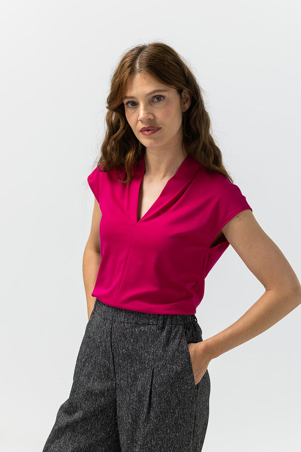 Marieke T-Shirt | Fuchsia