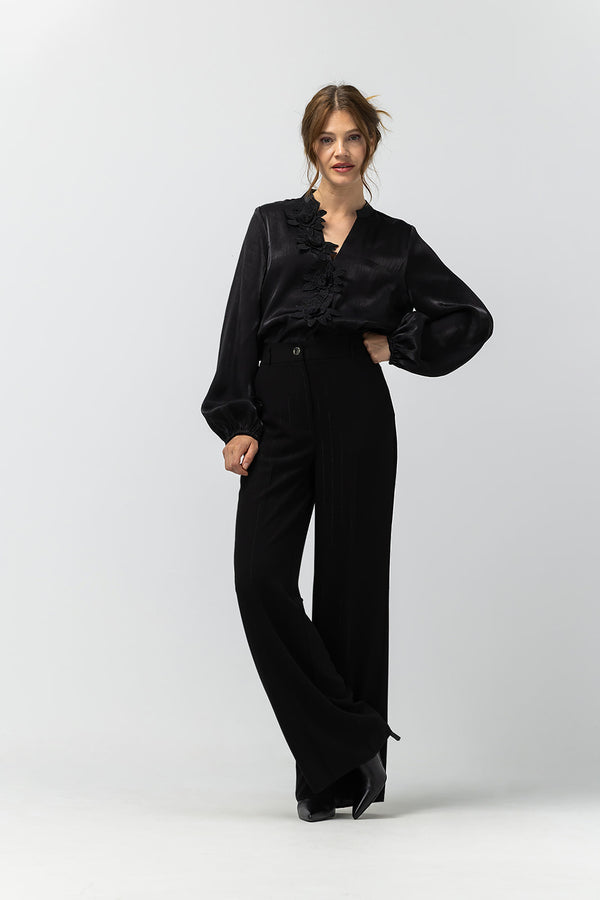Rana Pantalon | Zwart