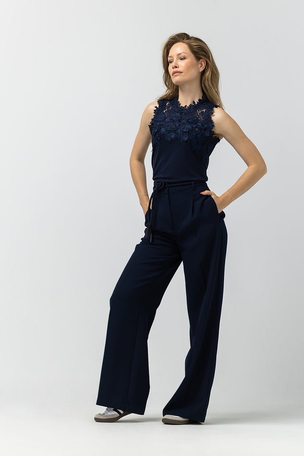Rosan Pantalon | Donker blauw